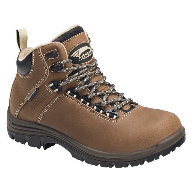 Avenger | Women's Breaker Mid Composite Toe Waterproof Boots-Brown