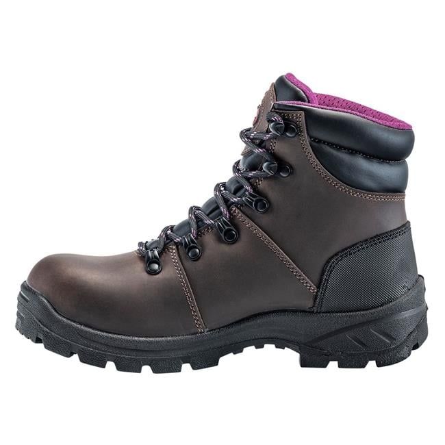 Avenger | Women's 6" Builder EH Waterproof Boots-Brown