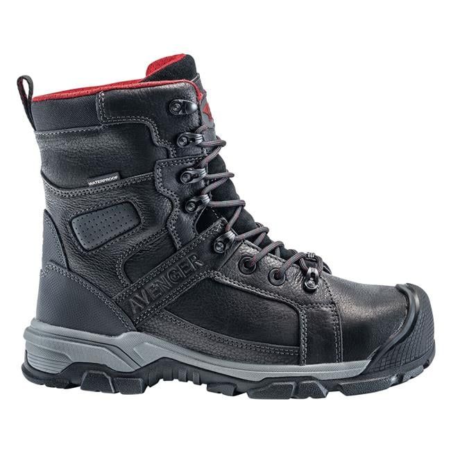 Avenger | Men's 8" Ripsaw Alloy Toe Waterproof Boots-Black