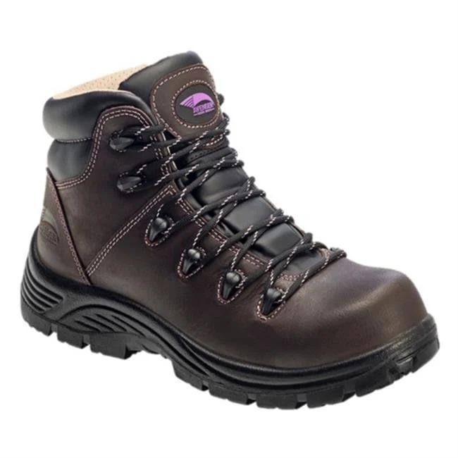 Avenger | Women's 6" Framer Leather 400G Composite Toe Waterproof Boots-Brown