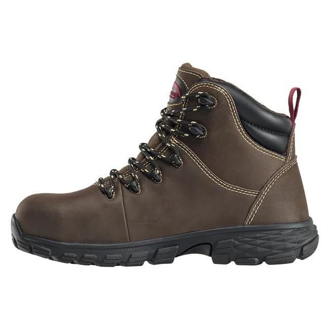 Avenger | Women's Flight Mid Alloy Toe Waterproof Boots-Brown