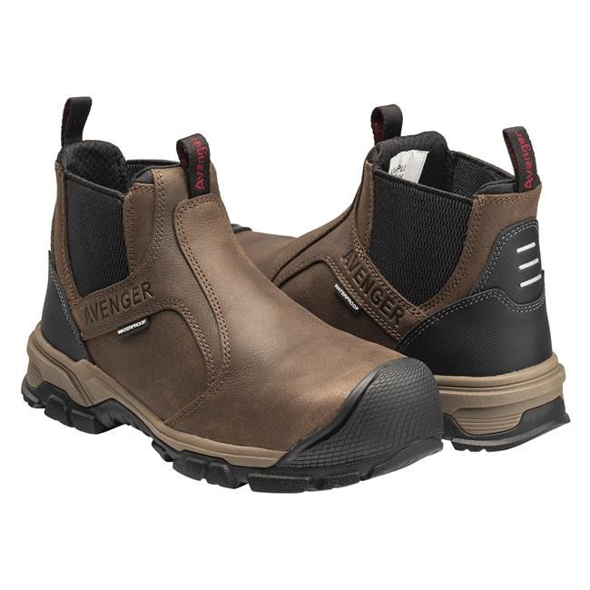 Avenger | Men's Ripsaw Romeo Alloy Toe Waterproof-Brown