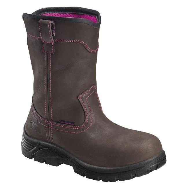 Avenger | Women's 7146 Composite Toe Waterproof Boots-Brown