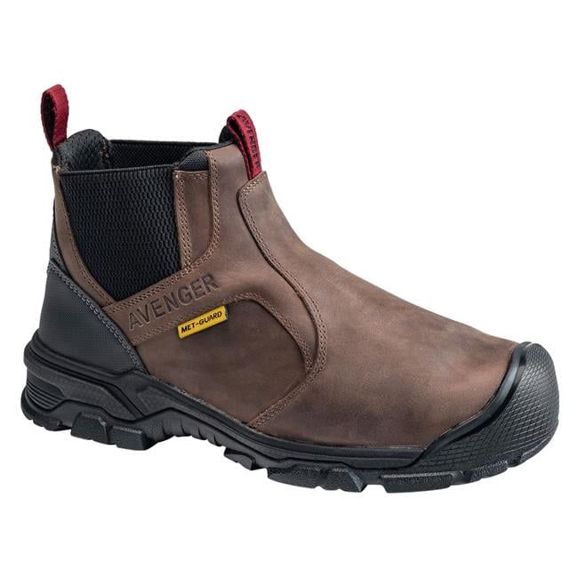 Avenger | Men's Ripsaw Alloy Toe Waterproof Romeo Met Guard Boots-Brown