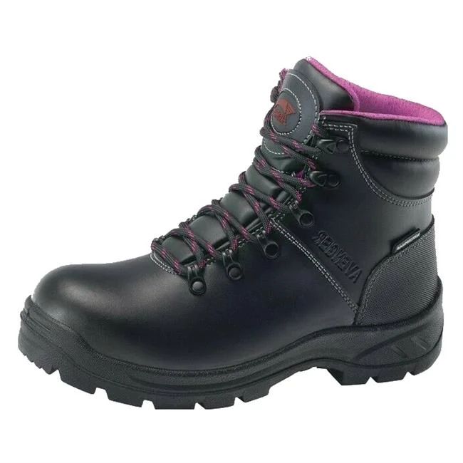 Avenger | Women's Builder MID Steel Toe Waterproof Boots-Black