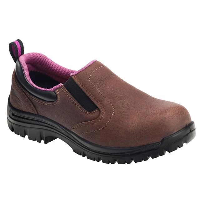 Avenger | Women's 7165 Slip-On Composite Toe Waterproof-Brown