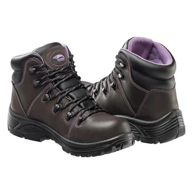 Avenger | Women's 7123 Composite Toe Waterproof Boots-Brown / Lilac