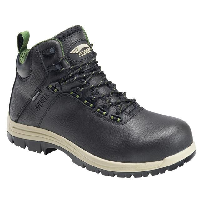 Avenger | Men's 6" Breaker Composite Toe Waterproof Boots-Black