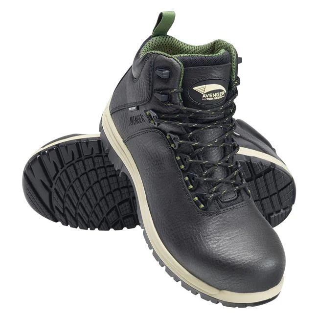 Avenger | Men's 6" Breaker Composite Toe Waterproof Boots-Black