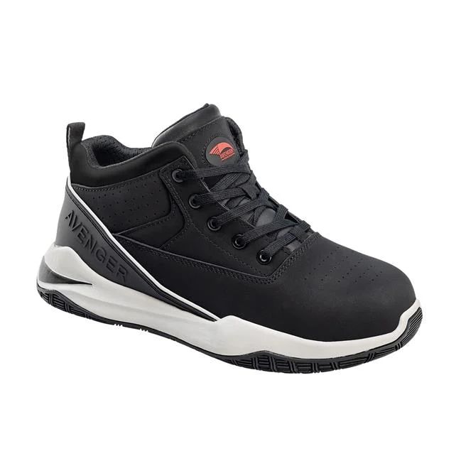 Avenger | Men's Reaction Alloy Toe-Black / Cream