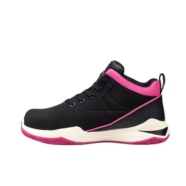 Avenger | Women's Reaction Alloy Toe-Black / Pink